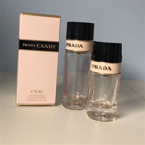 empty prada perfume bottle